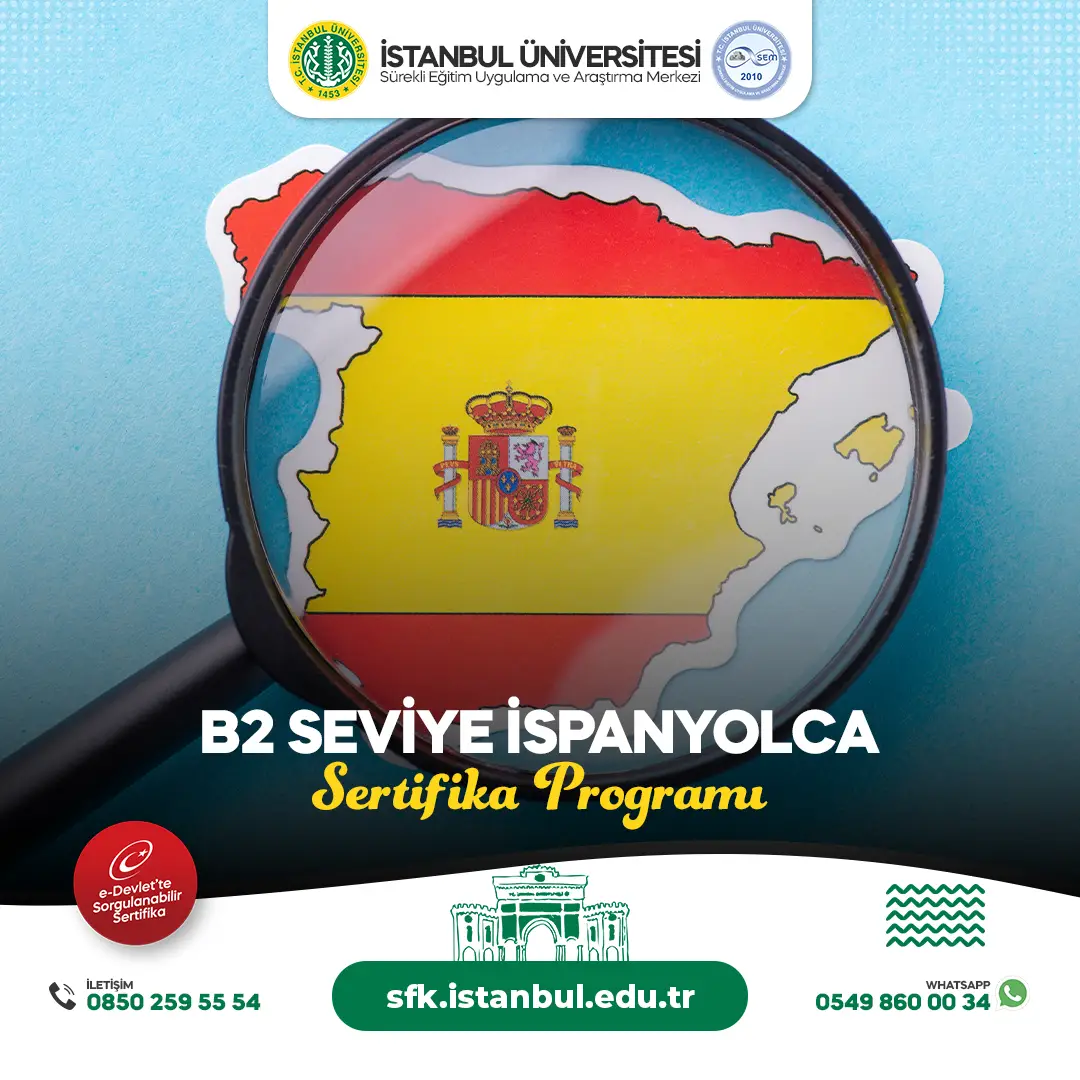 B2 Seviye İspanyolca Eğitimi